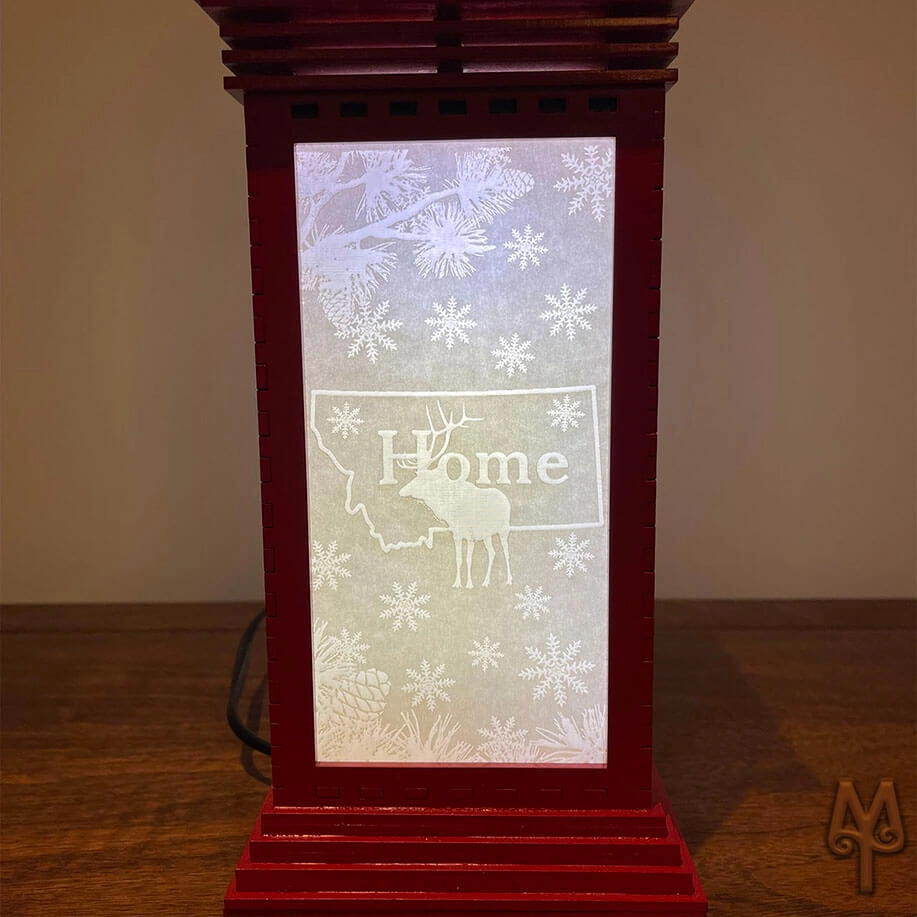 Montana Christmas Lantern / Lamp