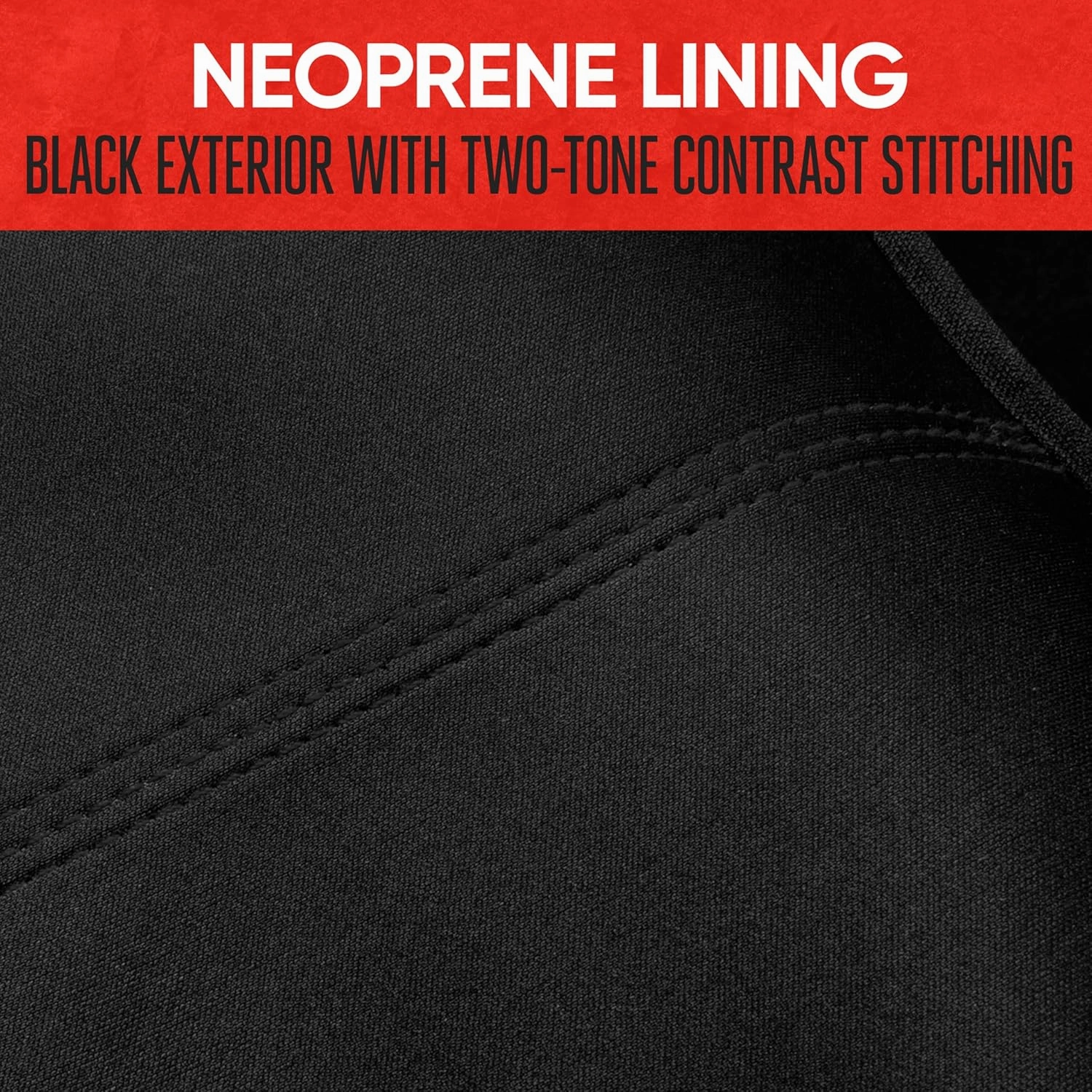 Motor Trend SpillGuard Waterproof Rear Split Bench Seat Covers for Trucks Rear Seat Cover Only - Black Car Seat Covers, Back Seat Covers Only - Durable Neoprene Spill Resistant for Kids & Dogs