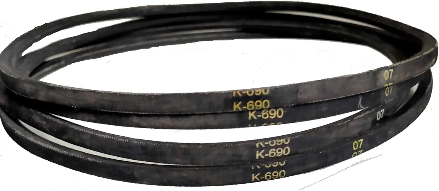 Motorcycle Drive Belt Transmission Belt for Bench Drill for K456 for K26 for K15 for K-690 for K478 for K660 Drill Press Rubber Vee-Belt Drive Belt 3 Pcs(K-15)