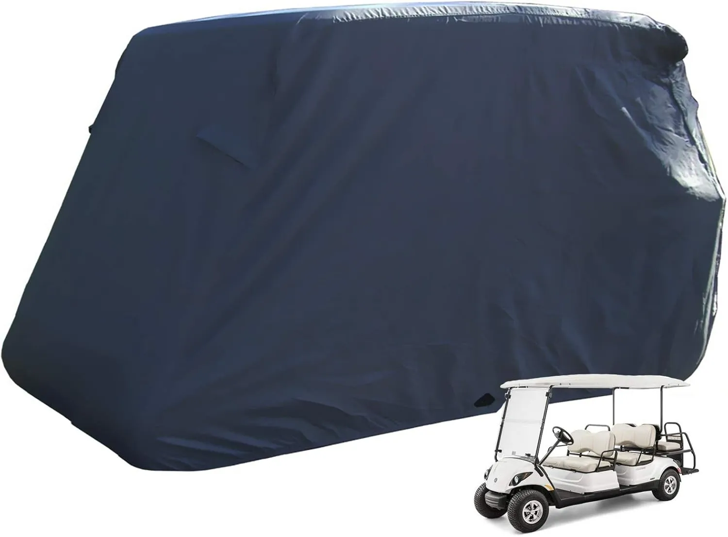 moveland 6 Passenger Golf Cart Storage Cover Compatible with E Z GO, Club Car, Yamaha - Dustproof & Durable