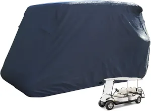 moveland 6 Passenger Golf Cart Storage Cover Compatible with E Z GO, Club Car, Yamaha - Dustproof & Durable
