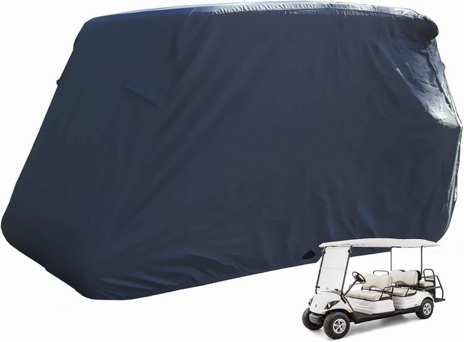 moveland 6 Passenger Golf Cart Storage Cover Compatible with E Z GO, Club Car, Yamaha - Dustproof & Durable