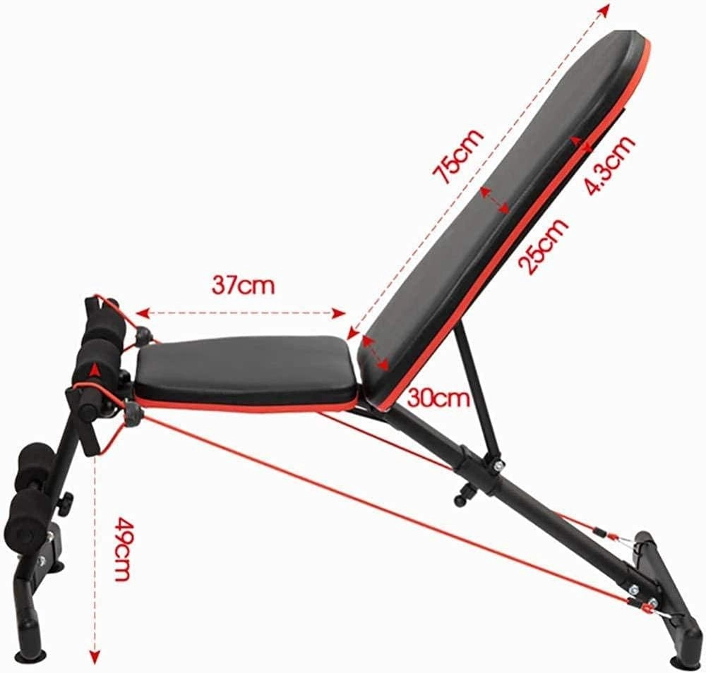 Multifunction Dumbbell Bench Adjustable Weight Bench Two in One Sit-ups Fitness Equipment Professional Abdominal Muscle Training Bench Home Exercise Essentials Device