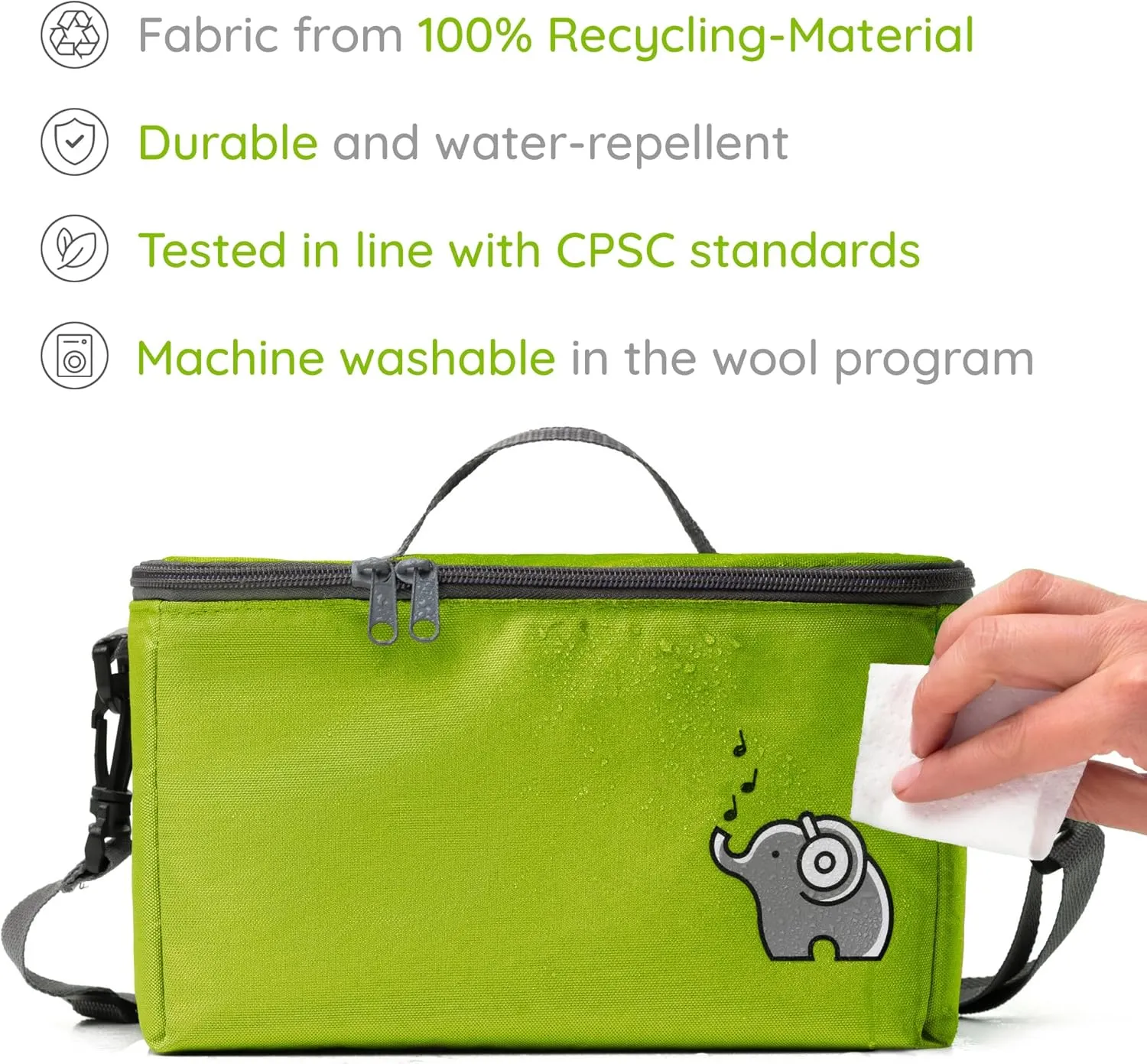 Musicbox bag for Toniebox [   net bag for Tonie storage ] FLEXIBLE TRANSPORT BAG FOR TONIEBOX Bag for figures and box including accessories I with recycled PET