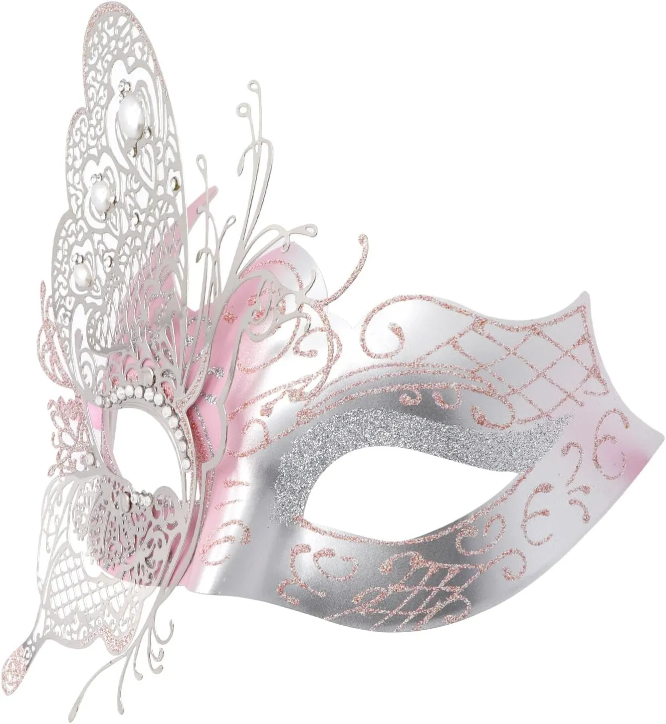 Mysterious Venetian Butterfly Lady Masquerade Halloween Party Mask Evening Prom Ball Mask Bar Costumes Accessory