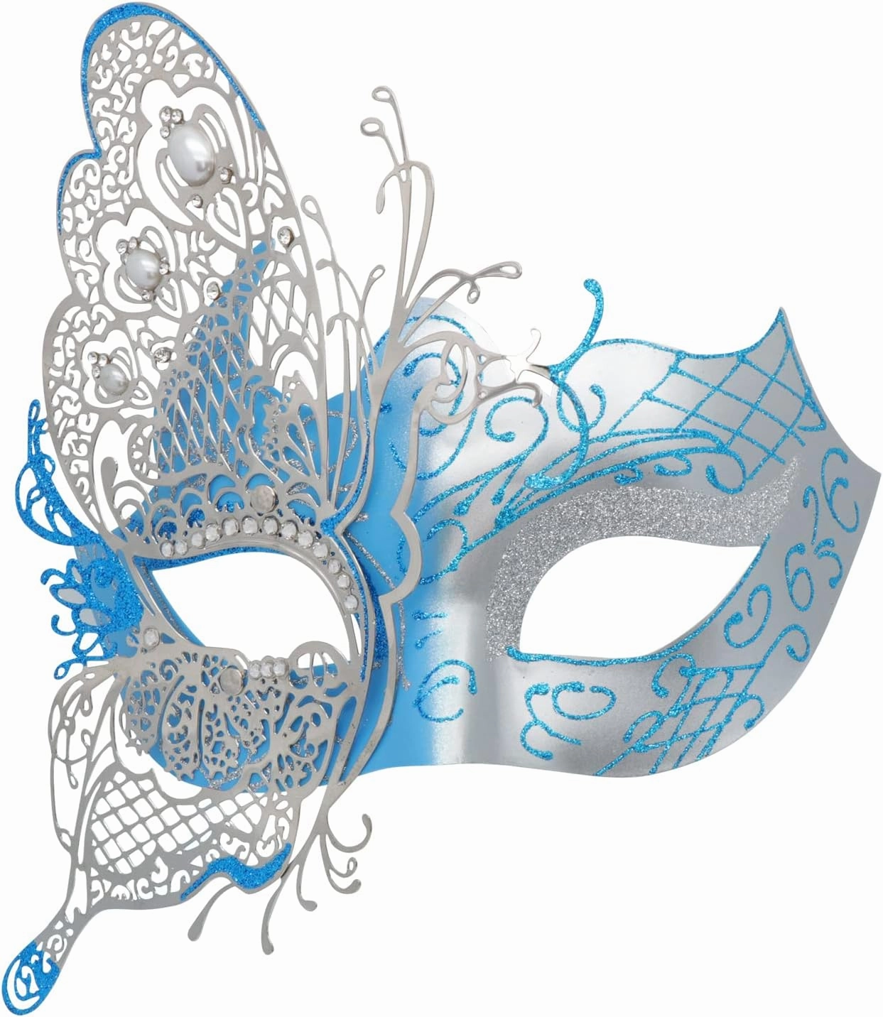 Mysterious Venetian Butterfly Lady Masquerade Halloween Party Mask Evening Prom Ball Mask Bar Costumes Accessory