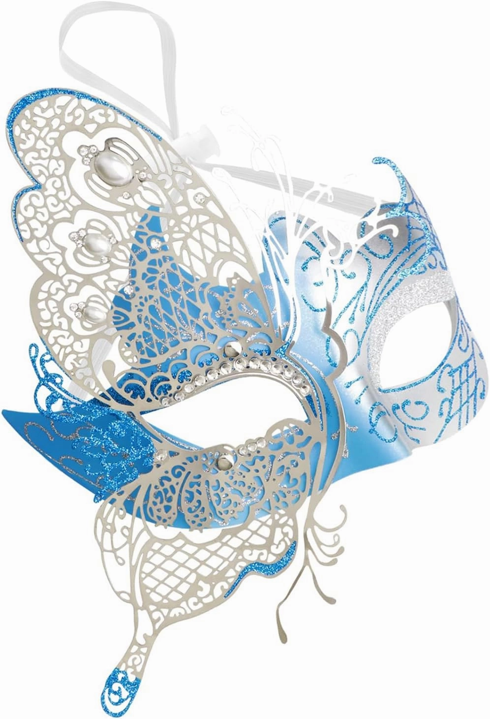 Mysterious Venetian Butterfly Lady Masquerade Halloween Party Mask Evening Prom Ball Mask Bar Costumes Accessory
