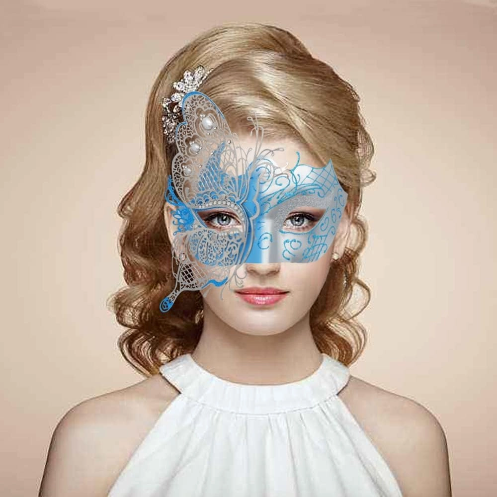 Mysterious Venetian Butterfly Lady Masquerade Halloween Party Mask Evening Prom Ball Mask Bar Costumes Accessory