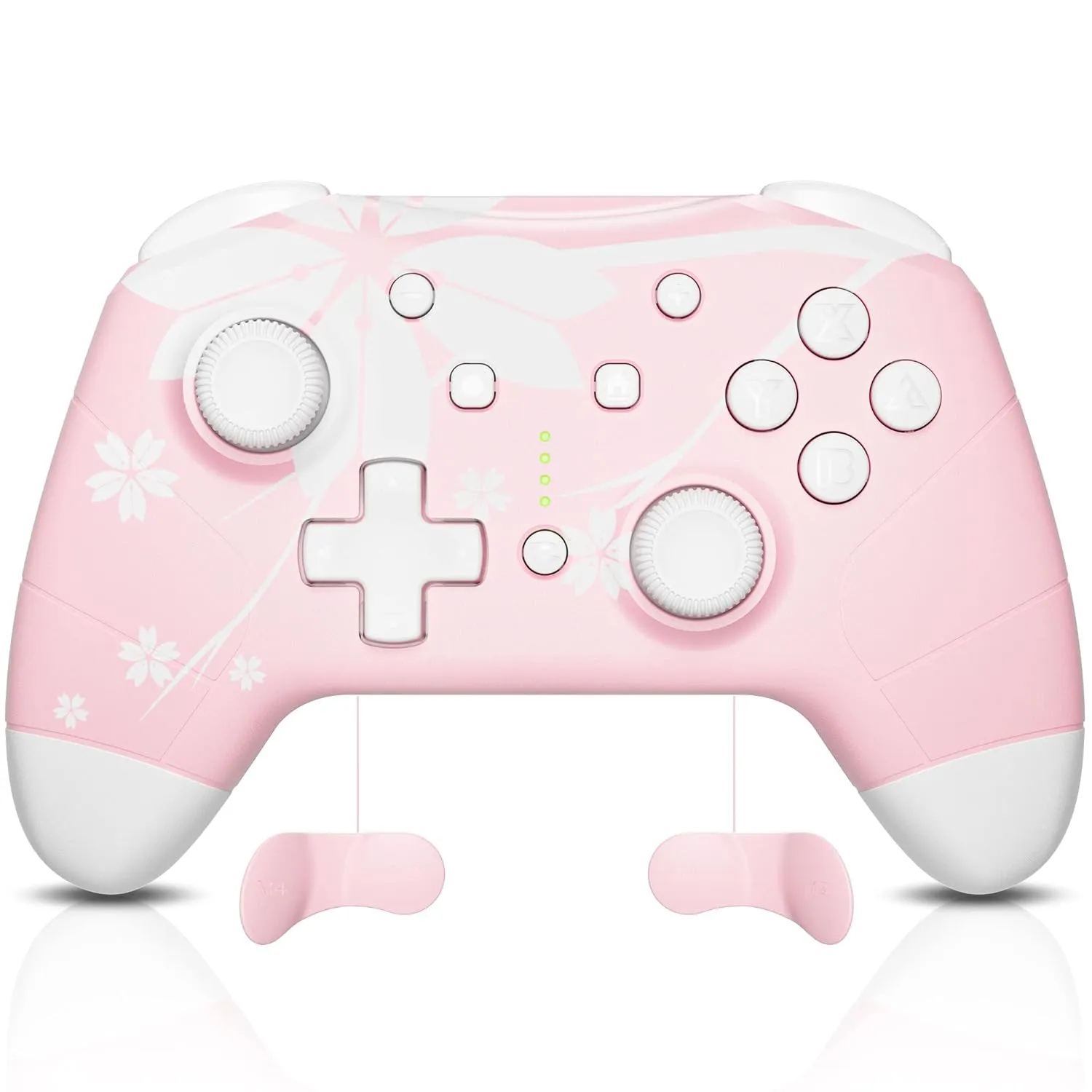 Mytrix Wireless Controller for Windows PC iOS Android Steam Deck, Bluetooth Controller with Programmable Buttons, Turbo & Vibration - Pink