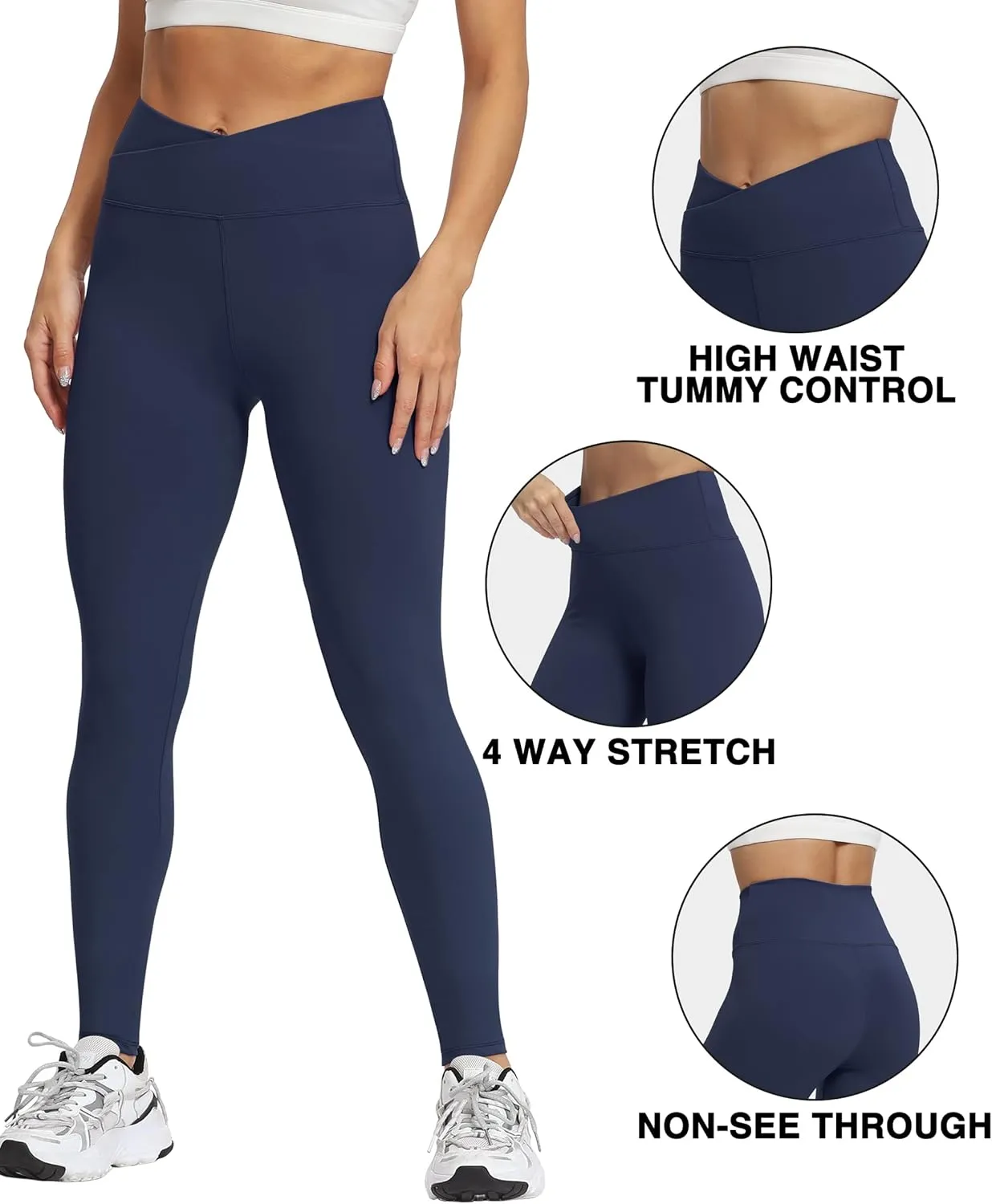 Natural Feelings Buttercloud High Waisted Leggings for Women Ultra Soft Stretch Slim Yoga Leggings