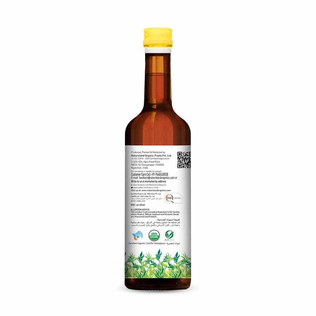 Natureland Organics Organic Sesame Oil 1 ltr