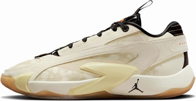 NIKE Jordan Luka 2 Men's Basketball Shoes (DX8733-100, Coconut Milk/Fossil/Lemon Drop/Black) Size 14