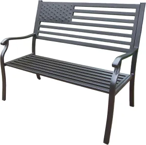 Oakland Living American Pride Bench