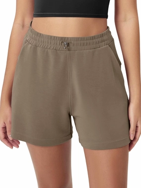 ODODOS Modal Soft Relaxed Shorts for Women Adjustable Shockcord High Waist Casual Shorts with Pockets