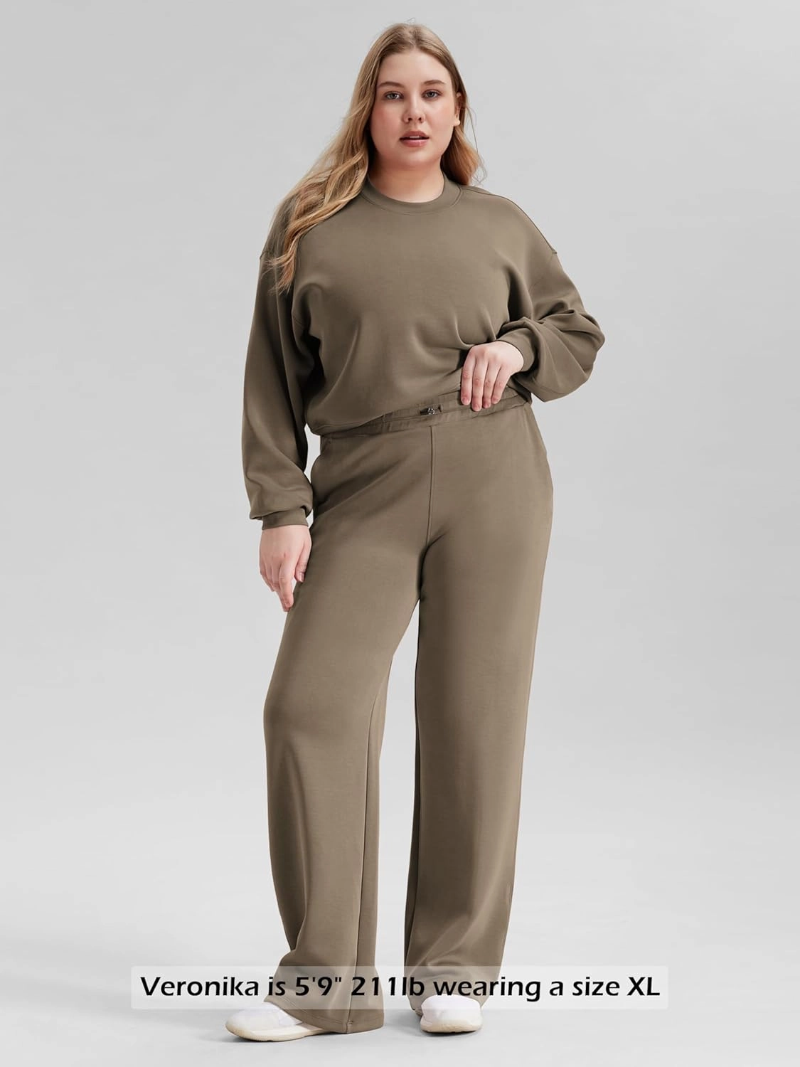 ODODOS Women's Modal Soft Wide Leg Pants with Pockets Adjustable Shockcord High Waist Casual Lounge Pants-27/29/31" Inseam