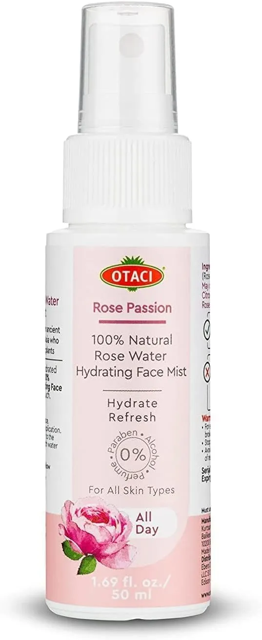 OTACI Rose Passion Complete Skincare Ritual Set – 5-Step Natural Face Care with Rose Water & Aloe