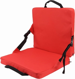 Outdoor Chair Cushion, Seat Cushion with Backrest Foldable Bleacher Floor Seating Lightweight Padded Seat, Folding Stadium Seat Cushion for Outdoor Walking Hiking Fishing Sporting Events