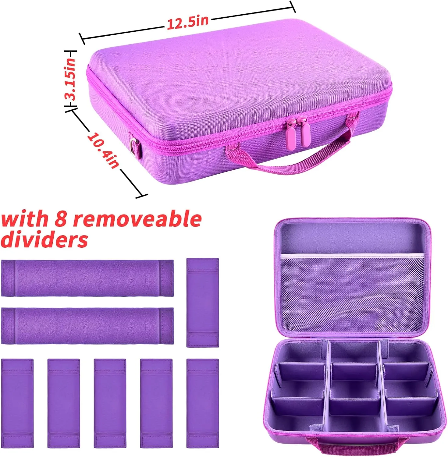 PAIYULE Large 2500  Card Case for Cards, Sports, Magic The Gathering, Phase 10 Games -(Bag Only)