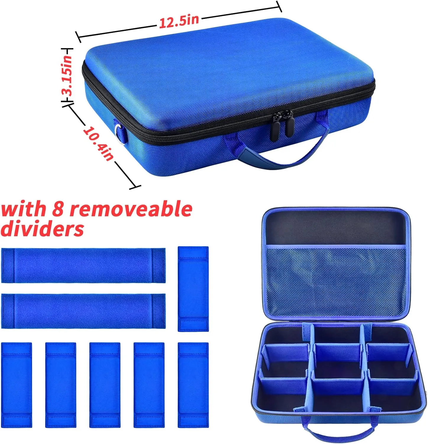 PAIYULE Large 2500  Card Case for Cards, Sports, Magic The Gathering, Phase 10 Games -(Bag Only)