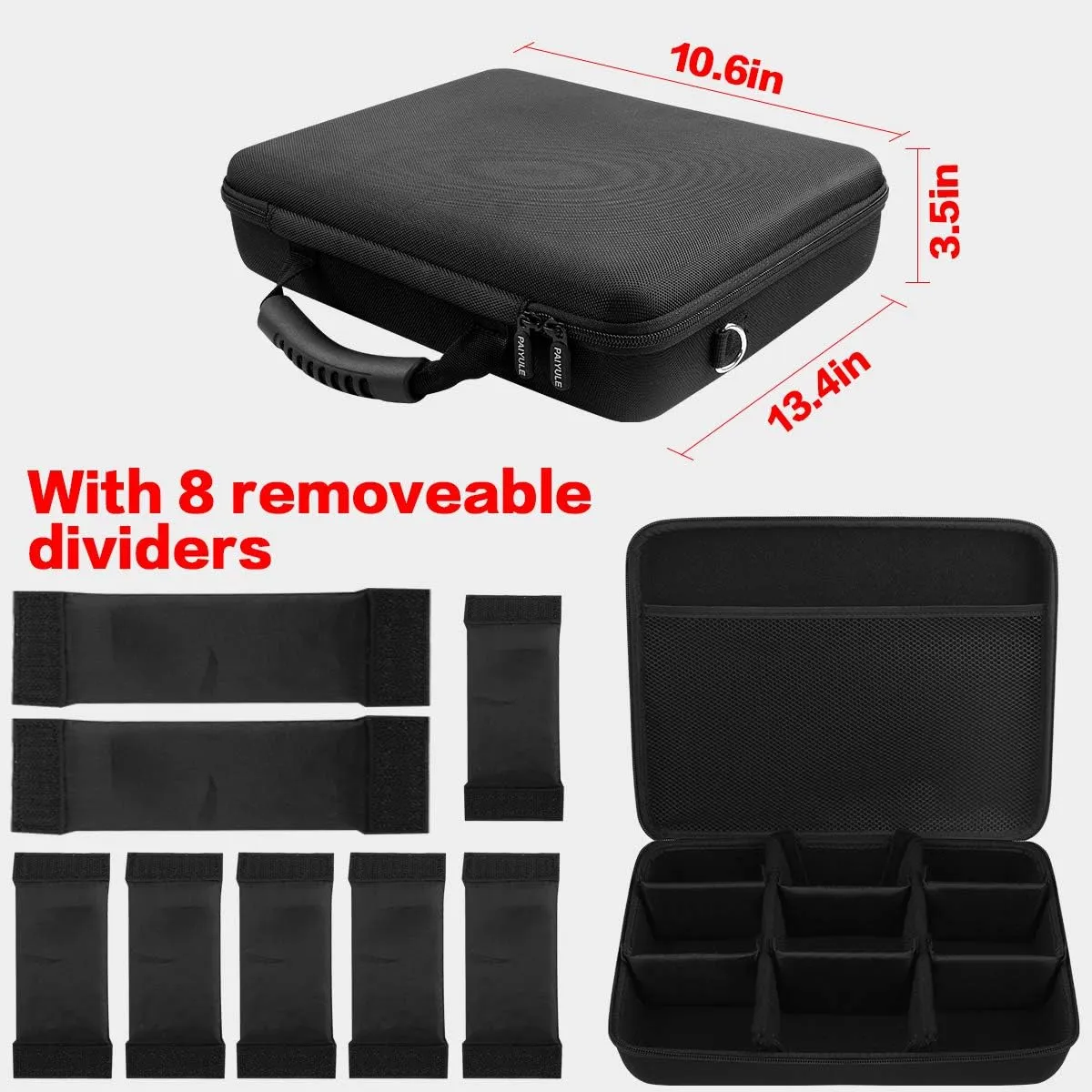 PAIYULE Large 2500  Card Case for Cards, Sports, Magic The Gathering, Phase 10 Games -(Bag Only)