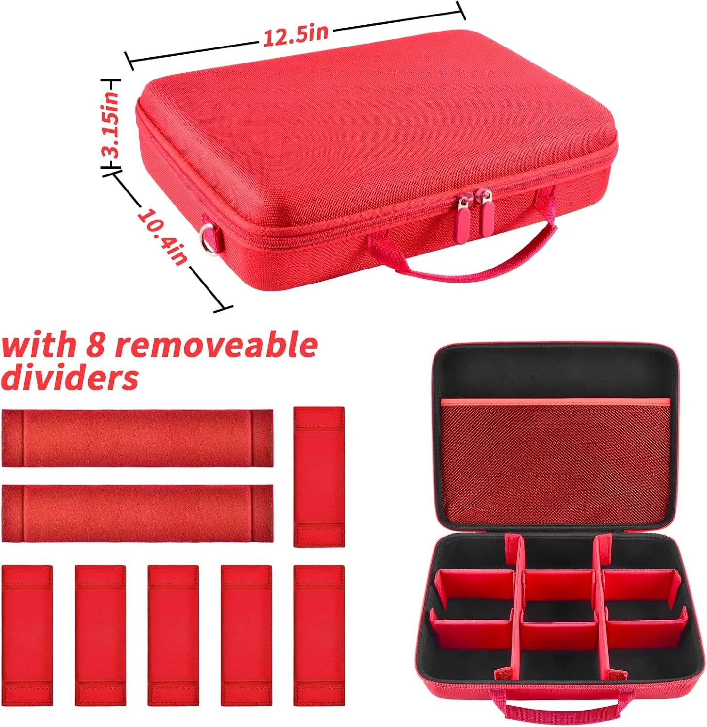 PAIYULE Large 2500  Card Case for Cards, Sports, Magic The Gathering, Phase 10 Games -(Bag Only)