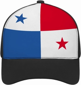 Panama Flag Baseball Cap Adjustable Size Couple Hat for Sports Workouts and Outdoor Fishing