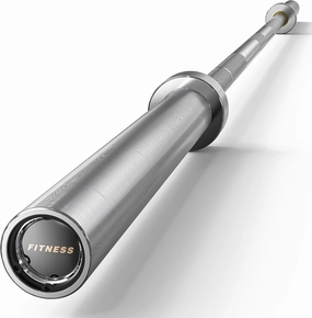 PAPABABE Olympic Barbell, 2-inch 45lb 7ft/35lb 6.5ft Weight Bar for Strength Training. 1000lb/1200lb Plus Capacity, Chrome/Zinc Plating, knurled Grip for Bench Press Deadlift Squat