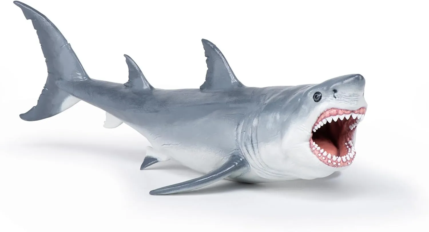 Papo - Megalodon - Realistic Figurine - for Ages 3  - Dinosaurs Collection - Hand Painted - Highly Detailed - Durable and Educational - Gift Idea - Collectable - Megalodon Toy - Prehistoric Shark