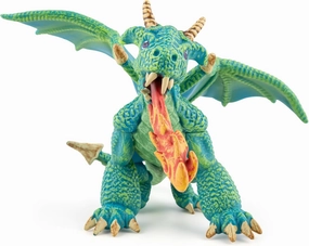 PAPO - Molloss Dragon Figurine - Ages 3  - Realistic Hand-Painted Fantasy Creature Toy - Highly Detailed Collectible Model - Durable & Safe - Ideal for Kids & Collectors - Gift Idea