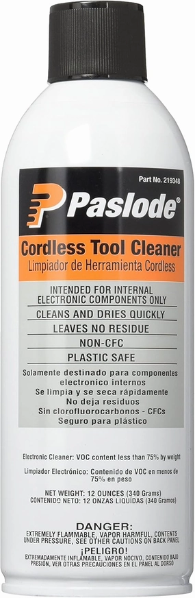 PASLODE 219348 12OZ CRDLS Tool Cleaner,White