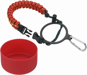PATIKIL Water Bottle Holder, Paracord Handle Carrying Lanyard Strap Carrier with Ring for Mouth Bottles