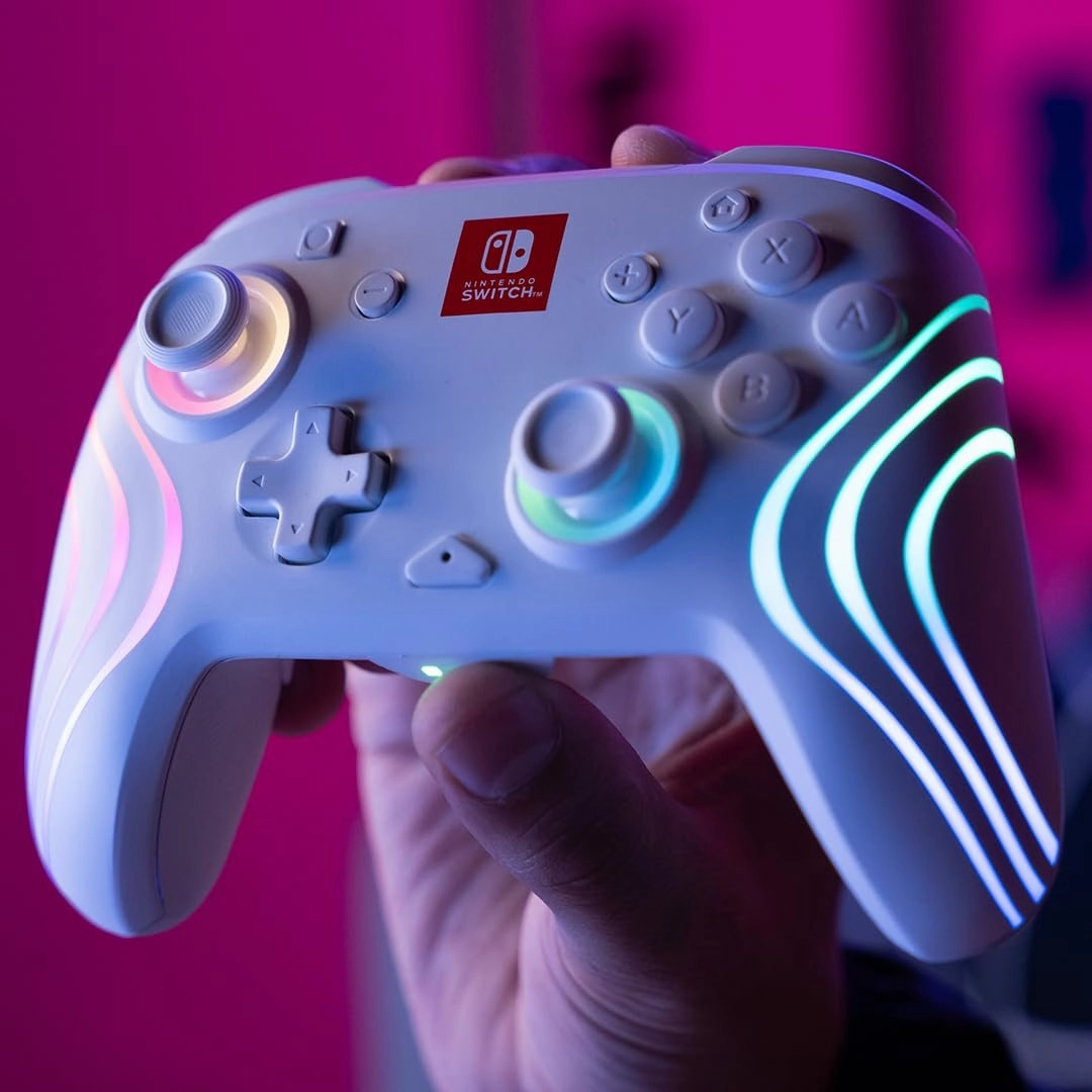 PDP Afterglow Wave Wireless Pro Controller with Full Motion for Nintendo Switch
