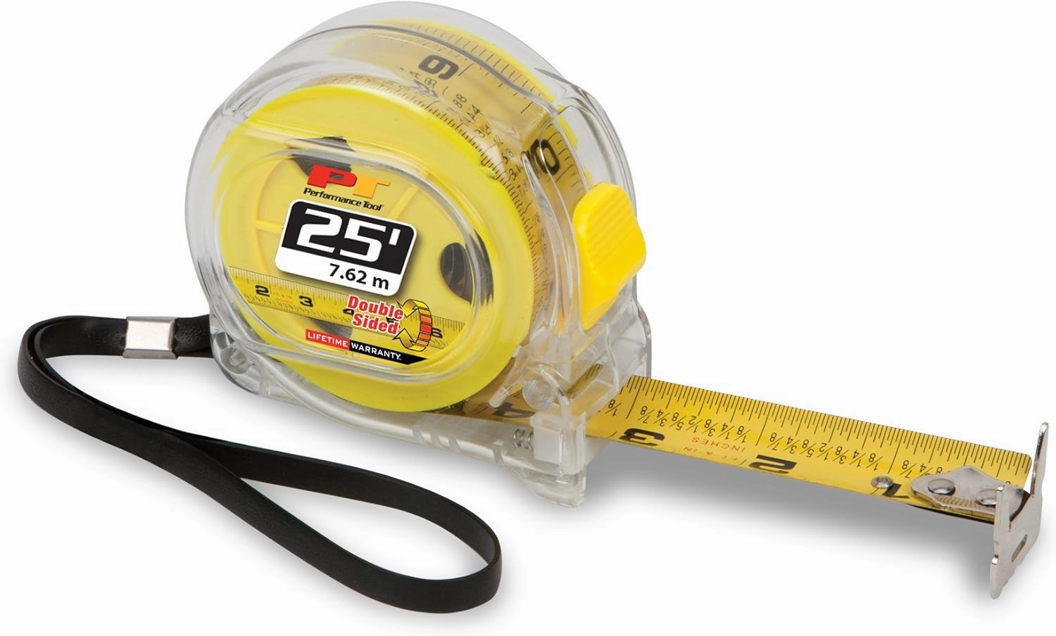 Performance Tool W5040 25' Clear Tape Measure