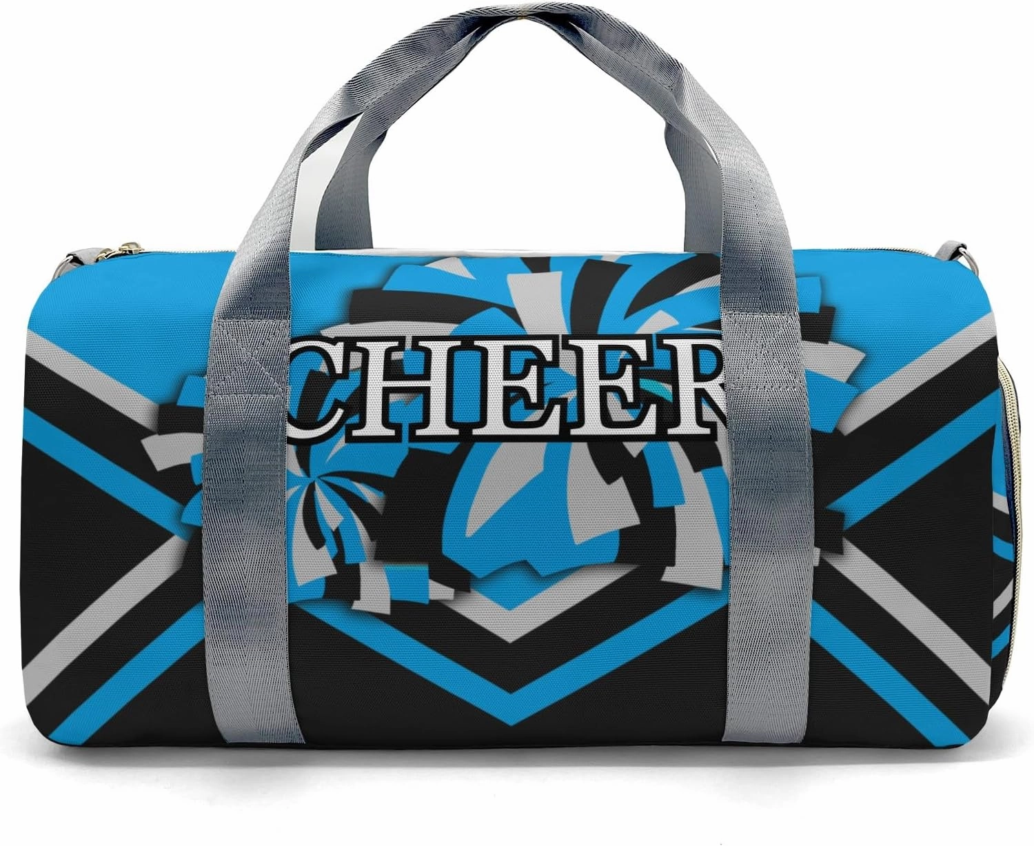 Personalized Cheer Blue Custom Multi-functional Travel Bag, Unisex Portable Duffel Bag, Short Distance Travel Assistant