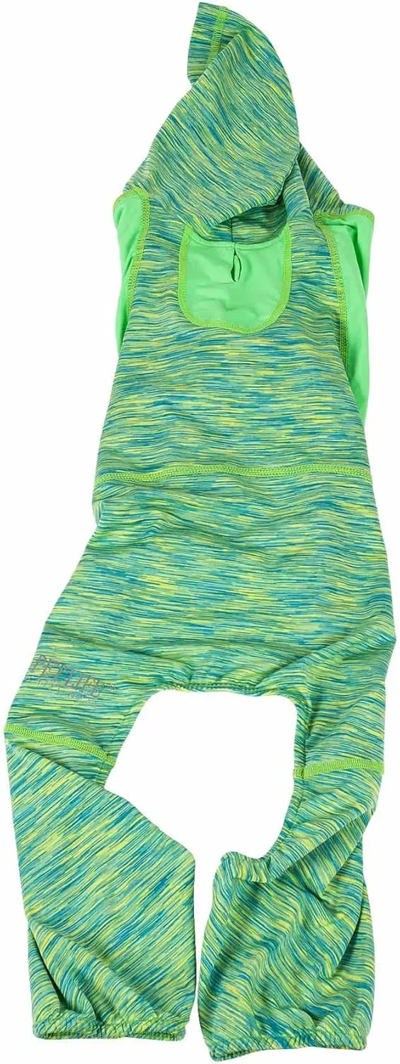 Pet Life ® Active Downward Dog Hoodie and Flexible Full Body Dog T-Shirt - Lightweight Dog Fitness Tracksuit and Yoga Dog Clothes Featuring 4-Way Stretch, Reflective and Quick-Dry Technology