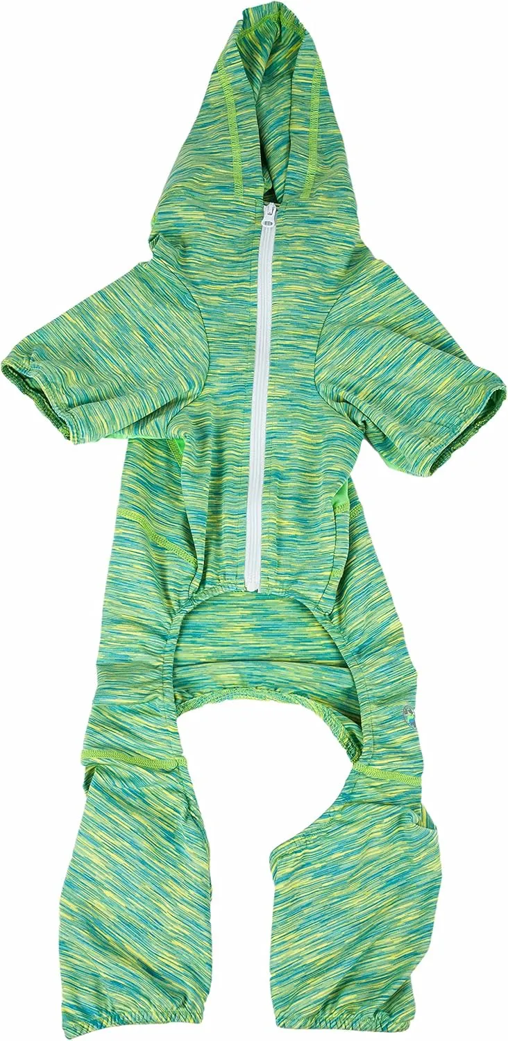 Pet Life ® Active Downward Dog Hoodie and Flexible Full Body Dog T-Shirt - Lightweight Dog Fitness Tracksuit and Yoga Dog Clothes Featuring 4-Way Stretch, Reflective and Quick-Dry Technology