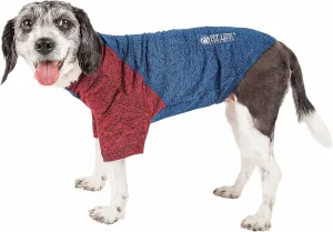 Pet Life ® Active 'Hybreed' 4-Way Stretch Two-Toned Performance Dog T-Shirt
