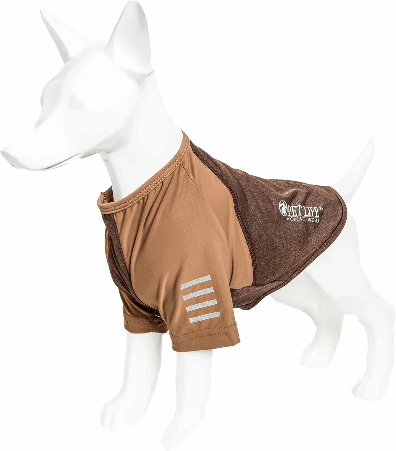 Pet Life ® Active 'Hybreed' 4-Way Stretch Two-Toned Performance Dog T-Shirt