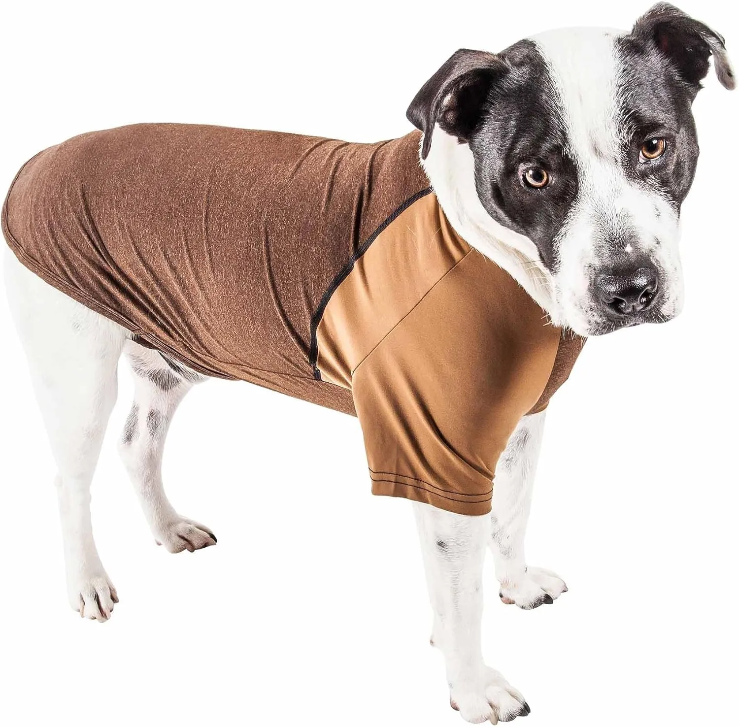 Pet Life ® Active 'Hybreed' 4-Way Stretch Two-Toned Performance Dog T-Shirt
