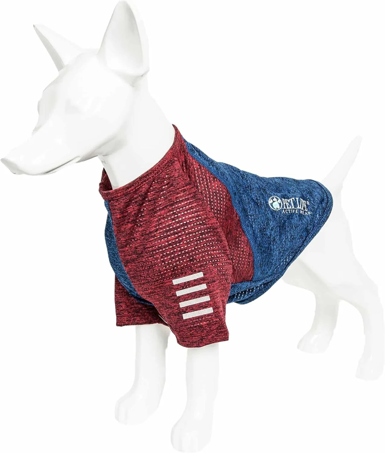 Pet Life ® Active 'Hybreed' 4-Way Stretch Two-Toned Performance Dog T-Shirt