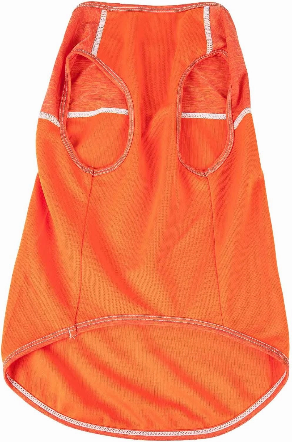 Pet Life ® Active 'Aero-Pawlse' Heathered Fitness and Yoga Dog T-Shirt Tank Top - Performance Pet T-Shirt with 4-Way-Stretch and Quick-Dry Technology - Summer Dog Clothes with added Reflective Safety