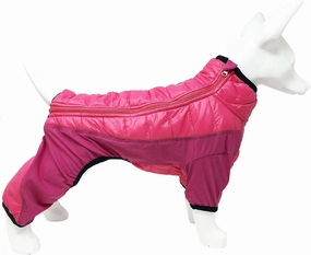 Pet Life Aura-Vent Lightweight 4-Season Stretch and Quick-Dry Full Body Dog Jacket, MD, Pink