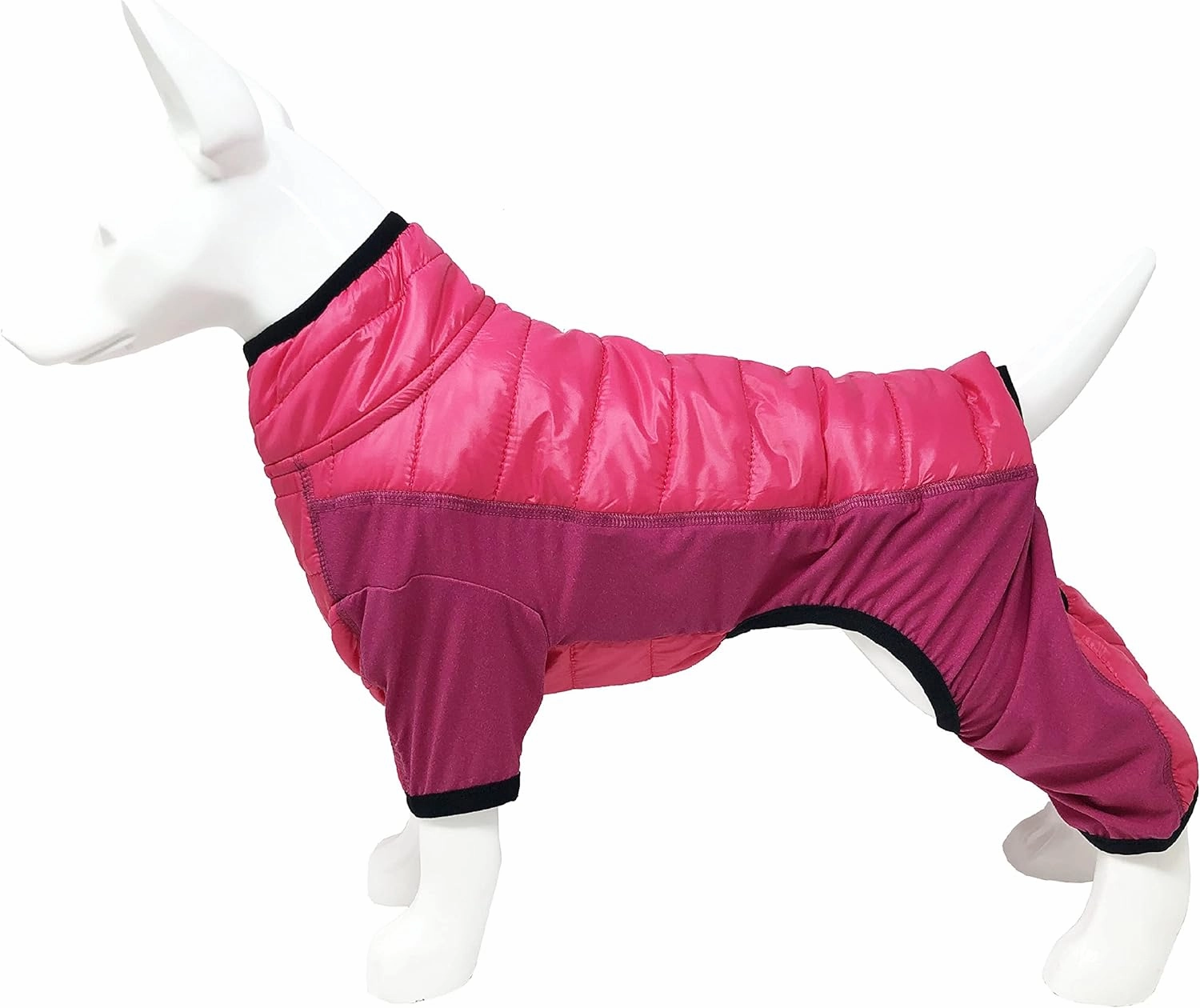 Pet Life Aura-Vent Lightweight 4-Season Stretch and Quick-Dry Full Body Dog Jacket, MD, Pink