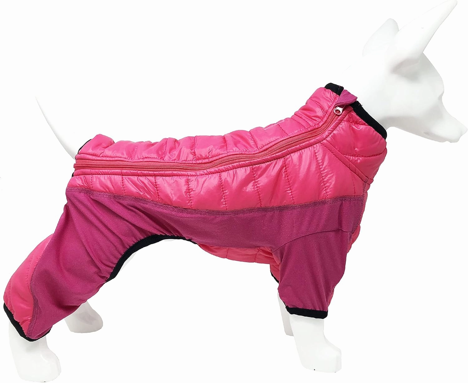 Pet Life Aura-Vent Lightweight 4-Season Stretch and Quick-Dry Full Body Dog Jacket, MD, Pink