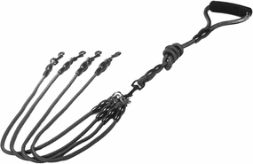 Petyoung 2/3/4 Way Pet Walking Couplers Lead Nylon Braided Rope No Tangle Dog Walking Tracks for 2/3/4 Dogs