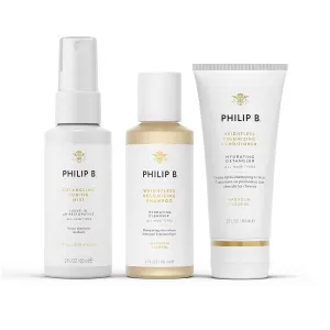 PHILIP B. Weightless Volumizing Hair Shampoo 2 oz   Weightless Volumizing Conditioner 2 oz   Detangling Toning Mist pH Restorative 2 oz, Shampoo, Conditioner & Toning Set