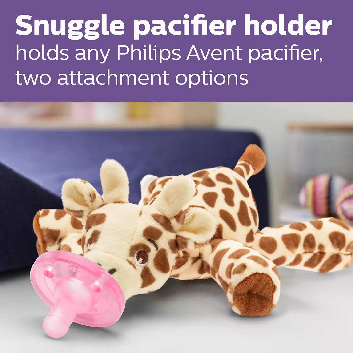 Philips AVENT Natural Baby Bottle with Natural Response Nipple, Pink Baby Gift Set with Snuggle, SCD838/03
