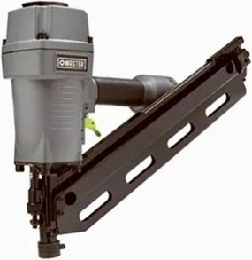 Pneumatic 34 Degree Clipped Head Paper Collated Framing Nailer Tool with Anti Dry Fire Mechanism for Deck Work and Outdoor Projects