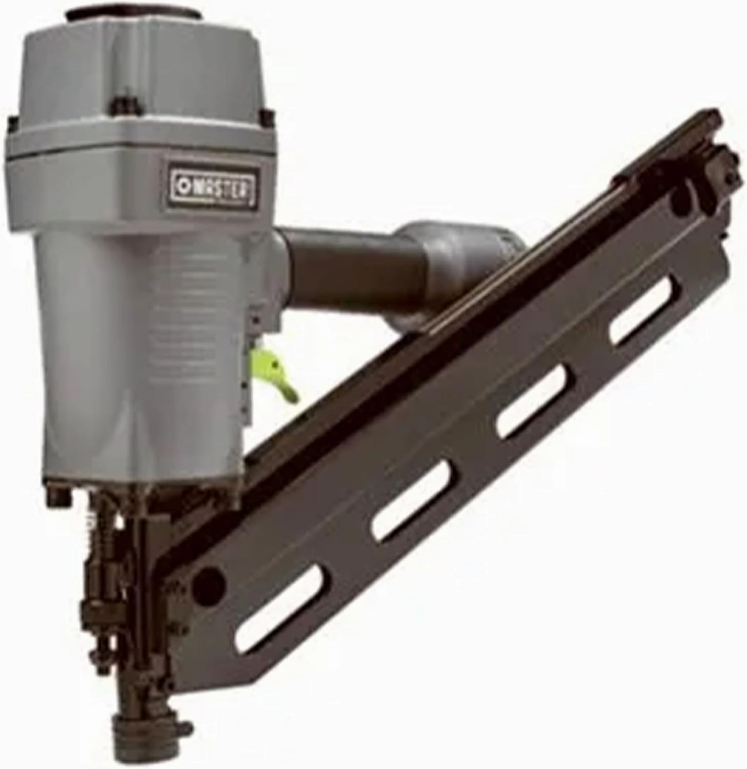 Pneumatic 34 Degree Clipped Head Paper Collated Framing Nailer Tool with Anti Dry Fire Mechanism for Deck Work and Outdoor Projects