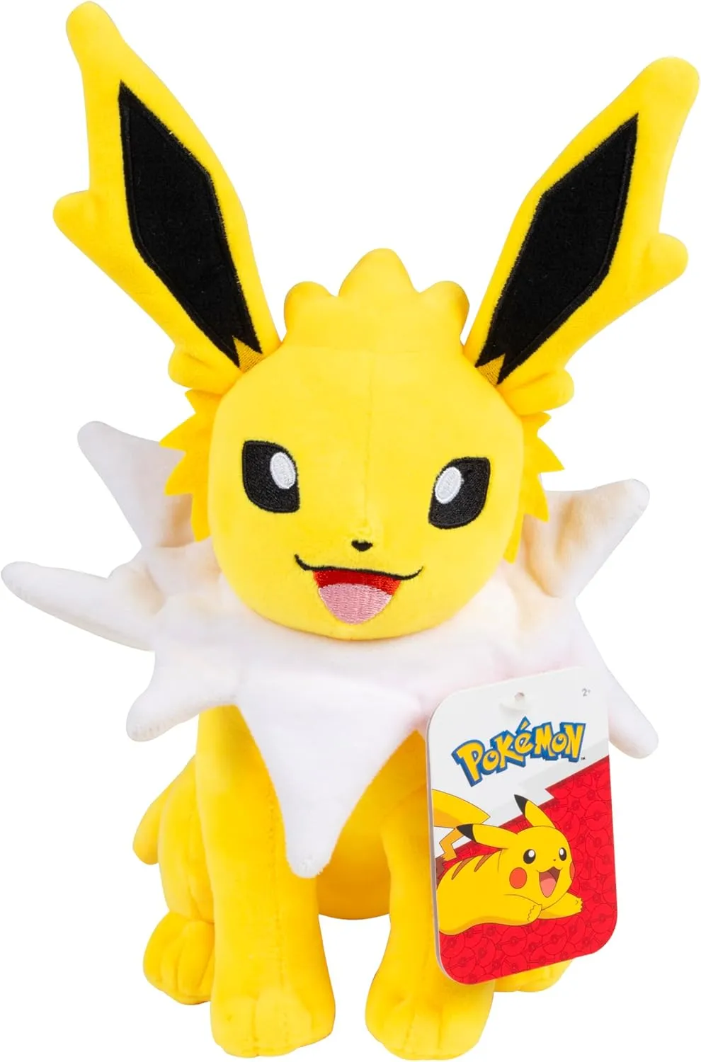 Pokémon 8" Jolteon Plush - Officially Licensed - Eevee Evolution Figure - Authentic Soft Stuffed Animal Toy - Gift for Kids, Boys, Girls - 2 